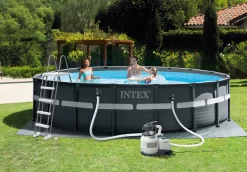 Platine De Filtration Krystal Clear 8 M³/h Intex -Piscine Soldes 26646FR Ambiance 932f 1