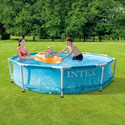 Piscine Hors-sol Metal Frame Ocean Ø3,05 X 0,76 M Intex -Piscine Soldes 434946 imgWEB Piscine Beach Side Diam 305xH76 6 c773