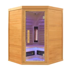 Sauna Infrarouge D'angle Pure Wave 3-4 Places